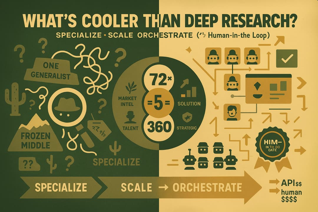 What's Cooler Than Deep Research? An Army of Deep Researchers!