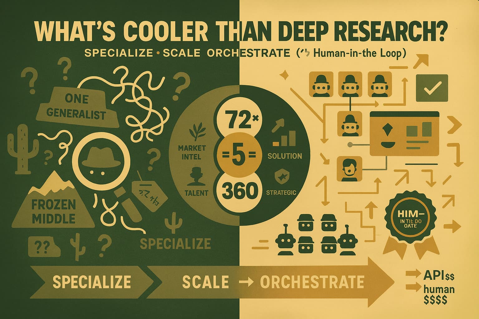Cover image for What's Cooler Than Deep Research? An Army of Deep Researchers!